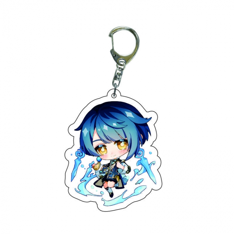 Genshin Impact Anime acrylic Key Chain  price for 5 pcs  7867