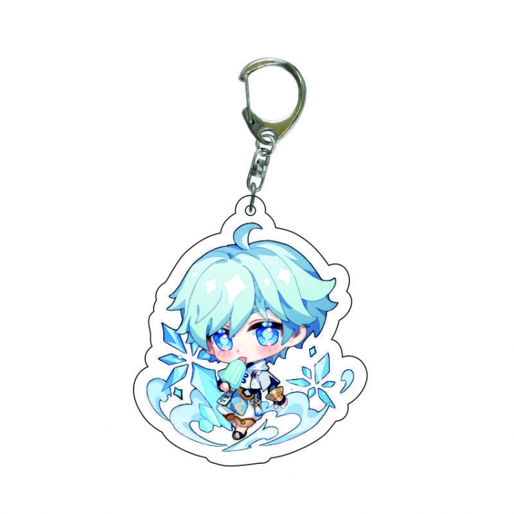 Genshin Impact Anime acrylic Key Chain  price for 5 pcs 7873