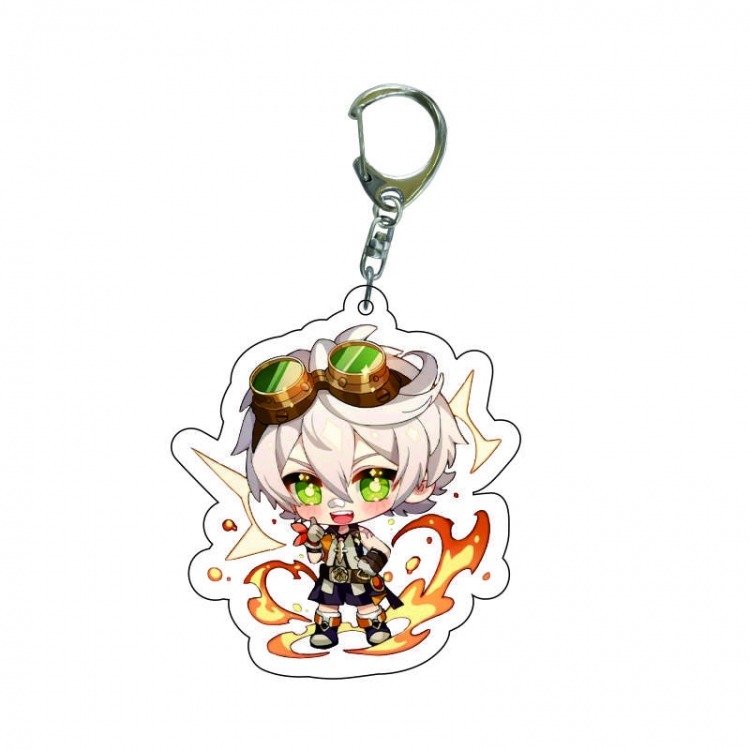 Genshin Impact Anime acrylic Key Chain  price for 5 pcs  7872