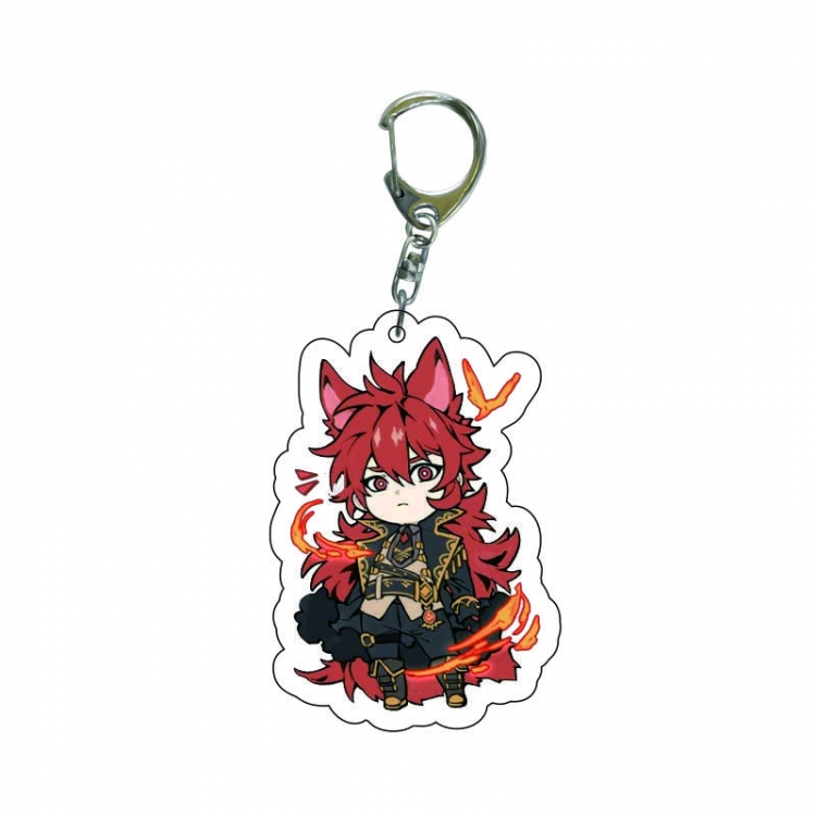 Genshin Impact Anime acrylic Key Chain  price for 5 pcs 7877