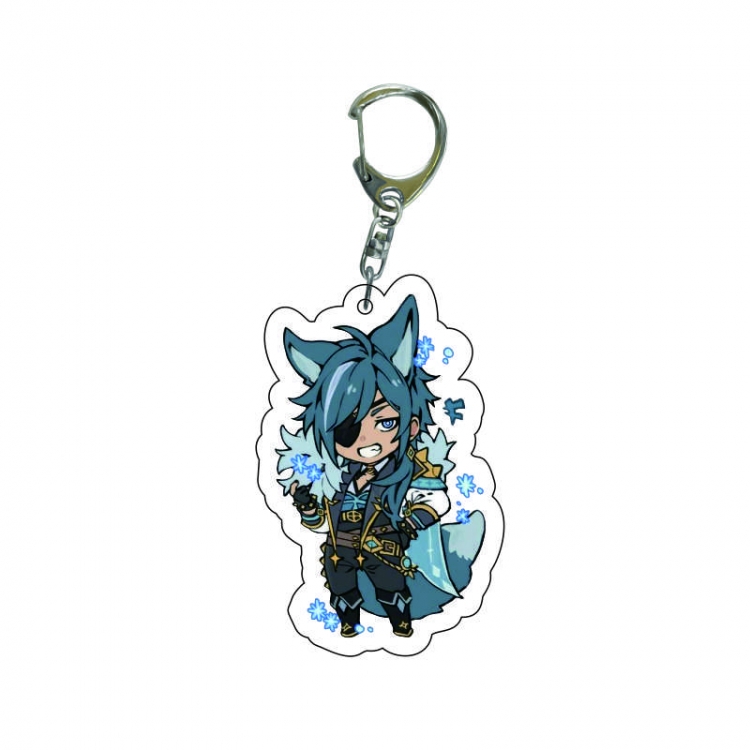 Genshin Impact Anime acrylic Key Chain  price for 5 pcs  7878