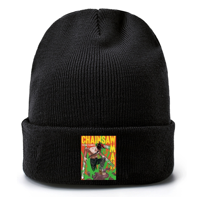 Chainsaw Man  Anime knitted hat woolen hat