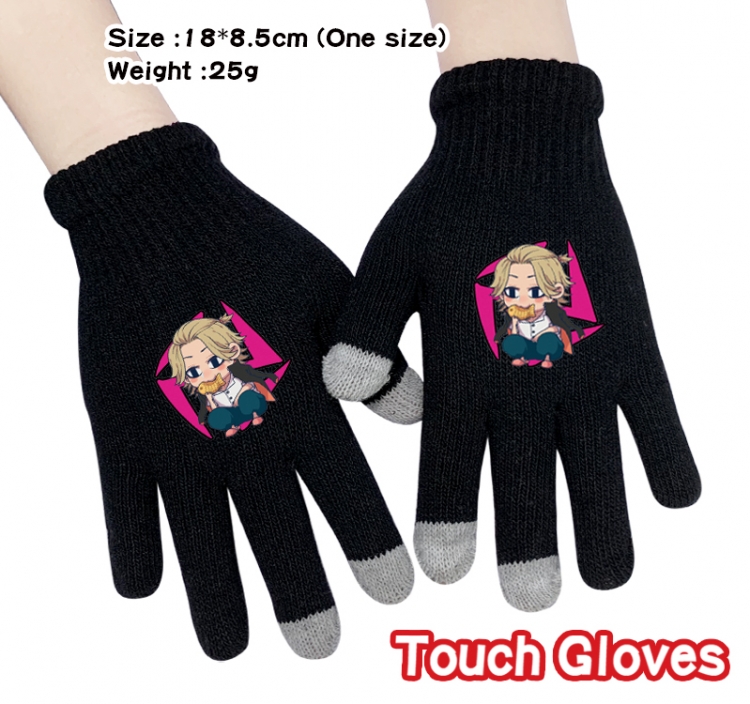 Tokyo Revengers  Anime knitted full finger gloves 18X8.5CM 16A