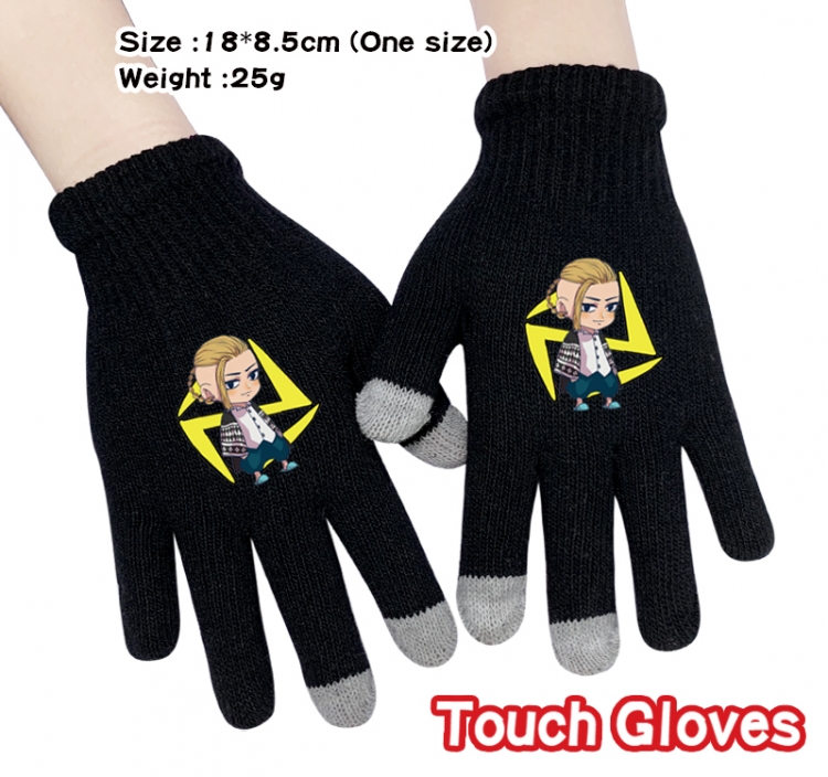 Tokyo Revengers  Anime knitted full finger gloves 18X8.5CM 15A