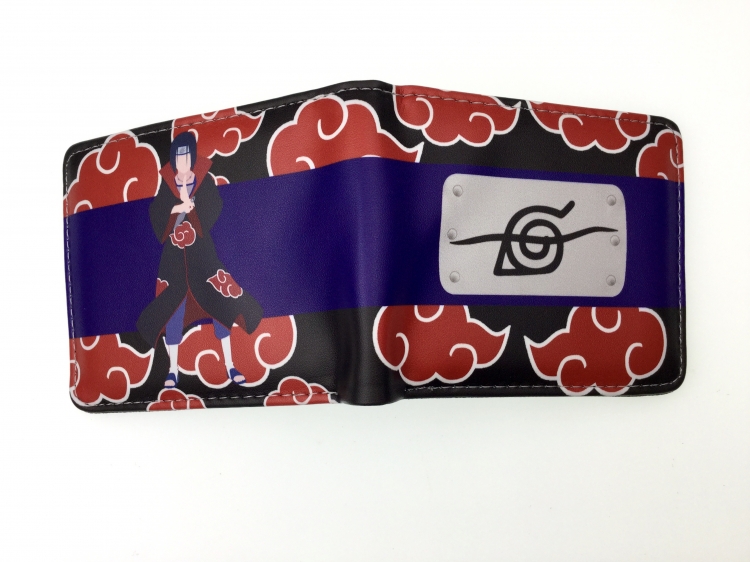 Naruto two fold  Short wallet 11X9.5CM style D