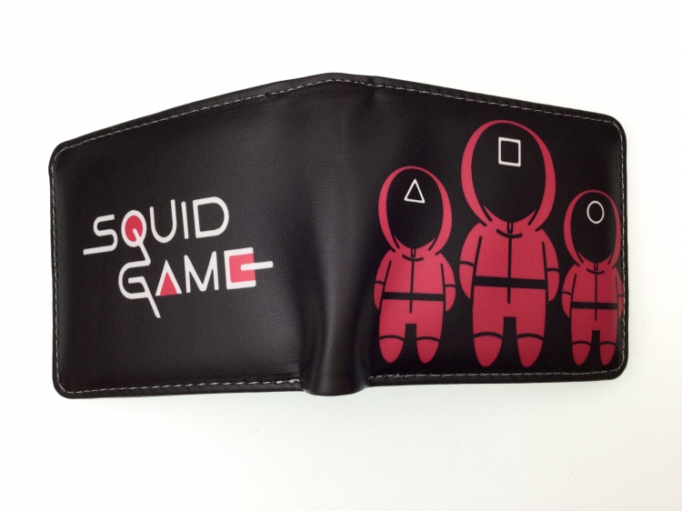 Squid Game two fold  Short wallet 11X9.5CM 60G