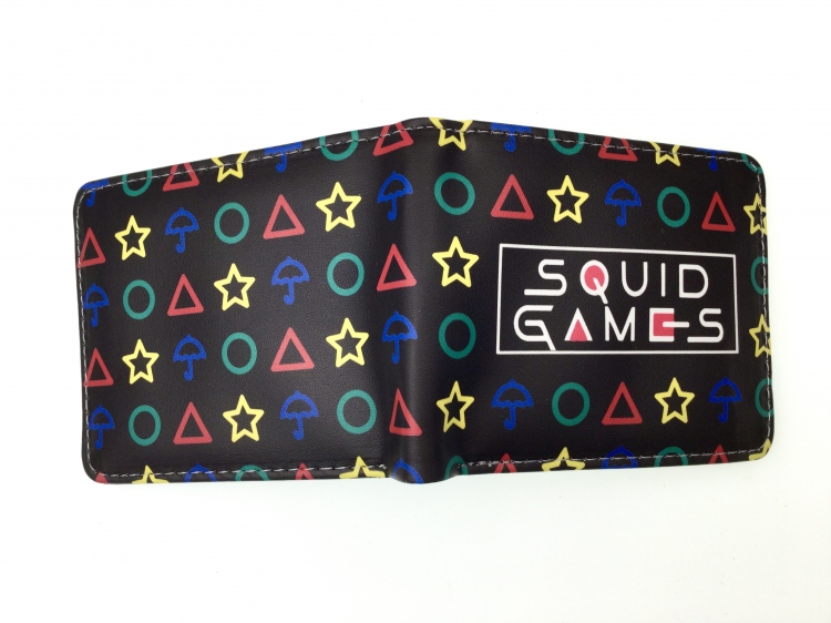 Squid Game two fold  Short wallet 11X9.5CM 60G