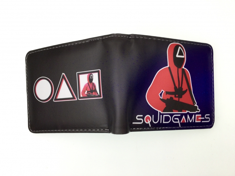 Squid Game two fold  Short wallet 11X9.5CM 60G