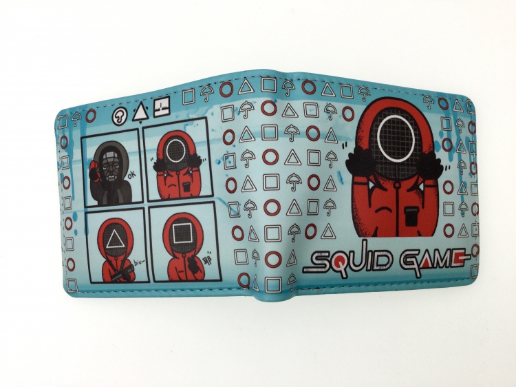 Squid Game two fold  Short wallet 11X9.5CM 60G