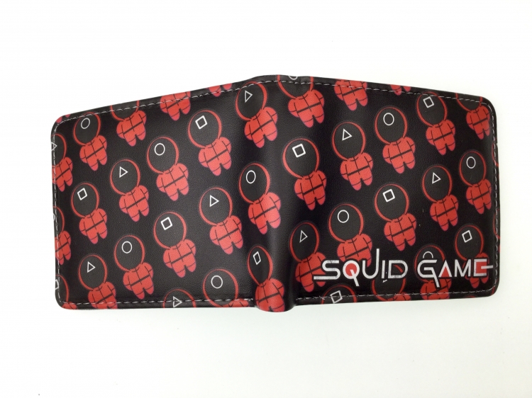 Squid Game two fold  Short wallet 11X9.5CM 60G