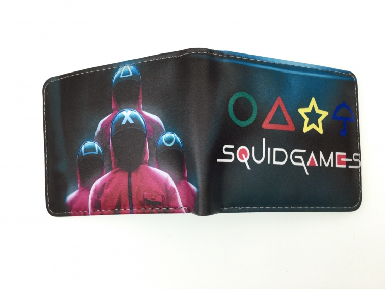 Squid Game two fold  Short wallet 11X9.5CM 60G