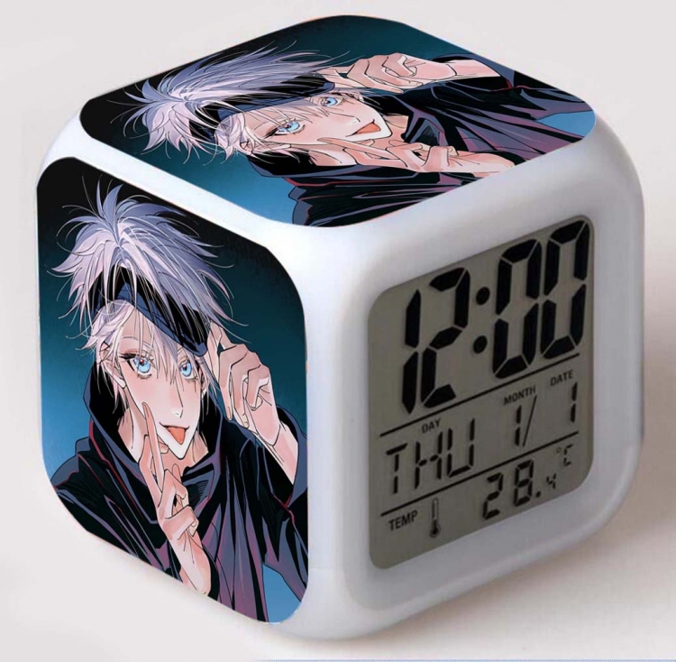 Jujutsu Kaisen  Colorful mood color changing boxed alarm clock