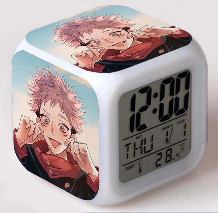 Jujutsu Kaisen  Colorful mood color changing boxed alarm clock