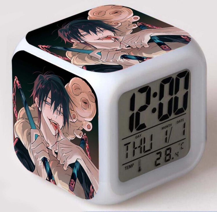 Jujutsu Kaisen  Colorful mood color changing boxed alarm clock