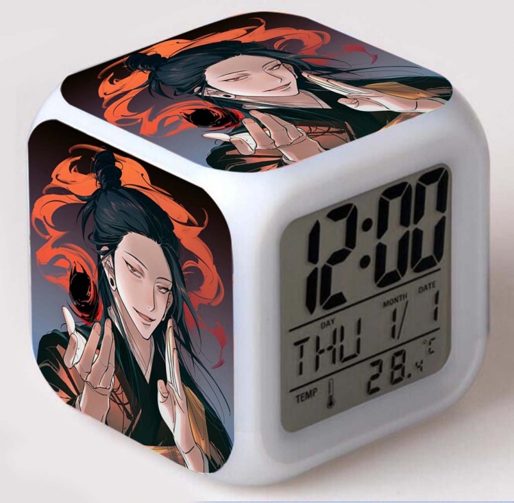 Jujutsu Kaisen  Colorful mood color changing boxed alarm clock