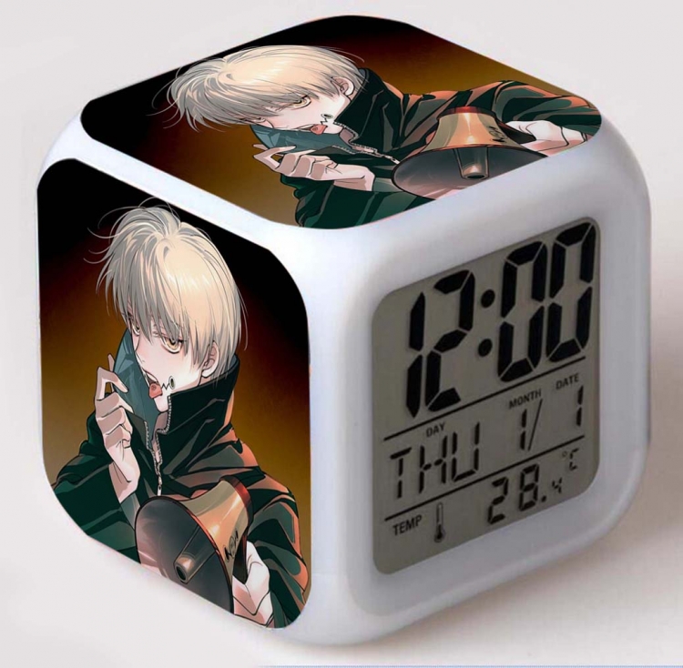 Jujutsu Kaisen  Colorful mood color changing boxed alarm clock