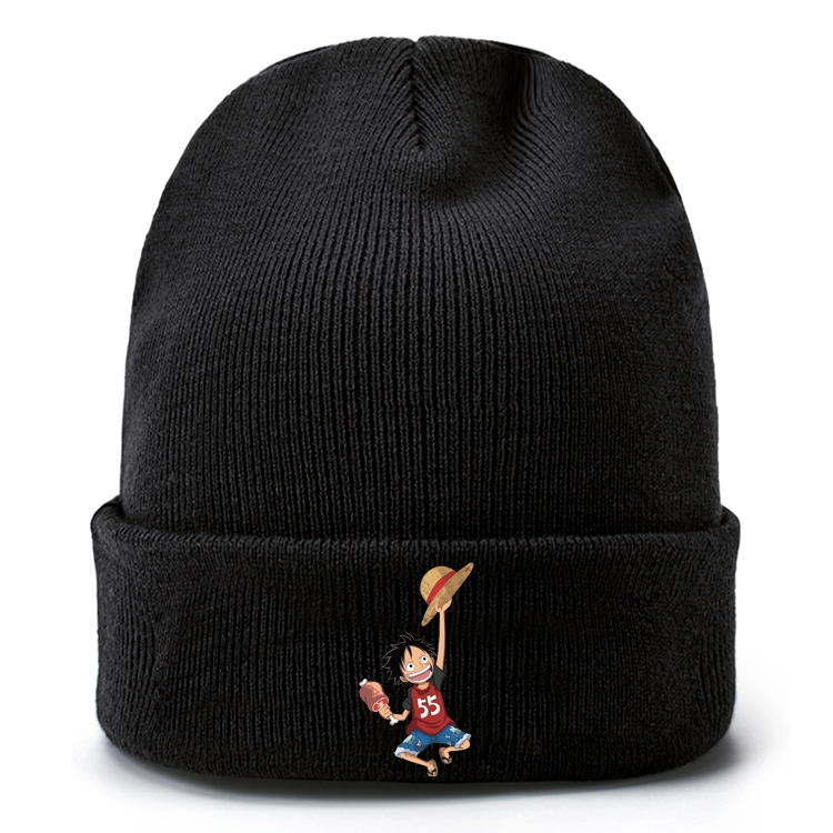 One Piece Anime knitted hat woolen hat