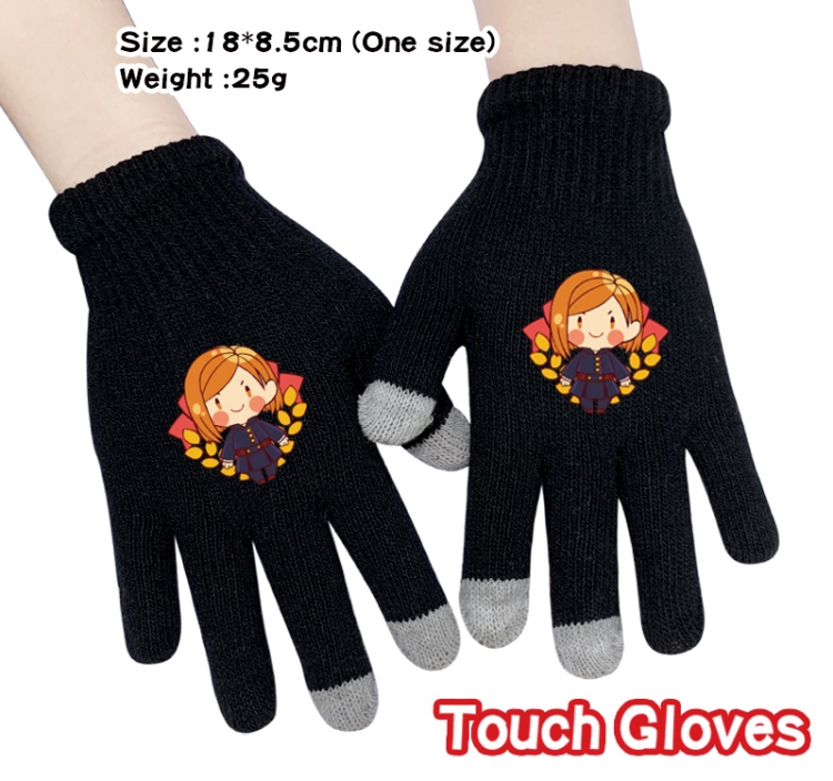 Jujutsu Kaisen   Anime knitted full finger gloves 18X8.5CM 