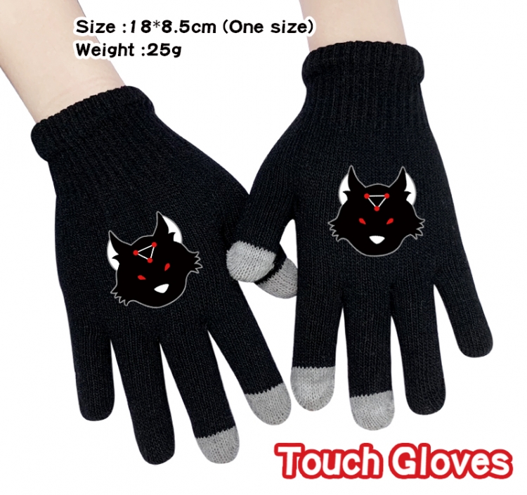 Jujutsu Kaisen   Anime knitted full finger gloves 18X8.5CM 