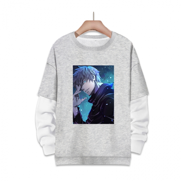 Jujutsu Kaisen  Anime fake two-piece thick round neck sweater from S to 3XL