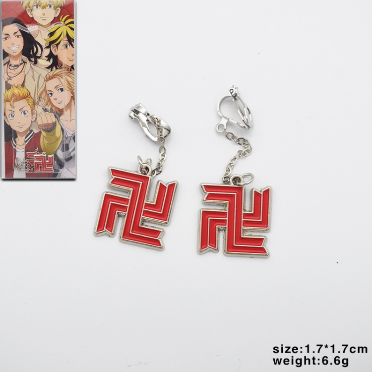 Tokyo Revengers  Anime peripheral earrings pendant jewelry style  A price for 5 pcs