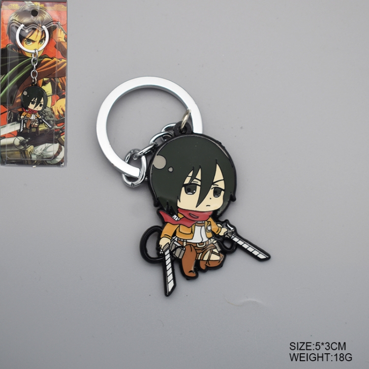 Shingeki no Kyojin Anime cartoon keychain school bag pendant style 2 price for 5 pcs