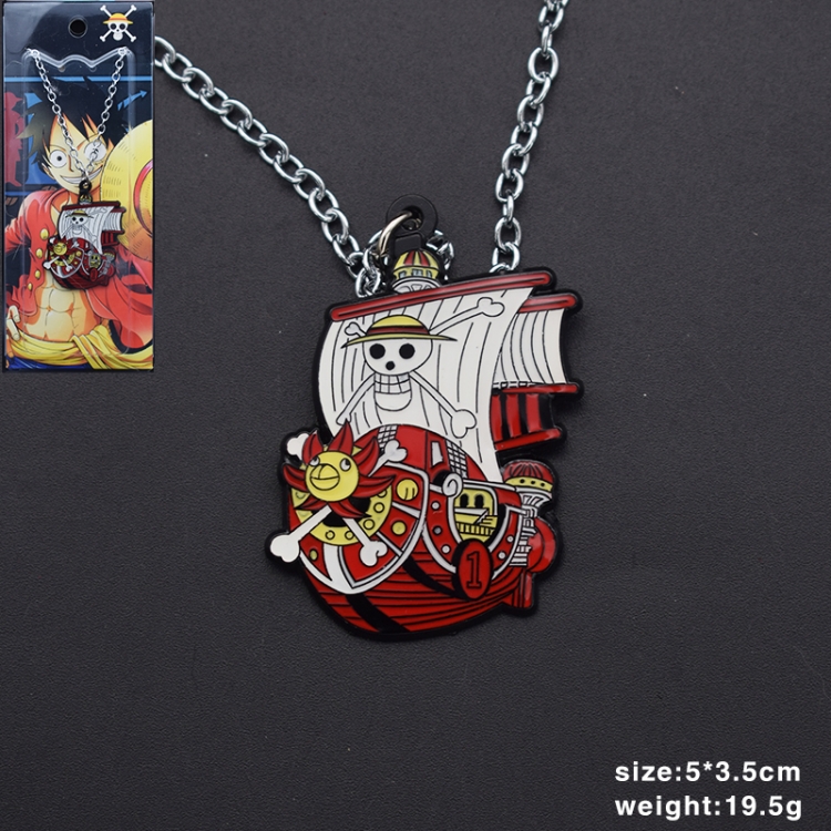 One Piece Anime cartoon metal necklace pendant