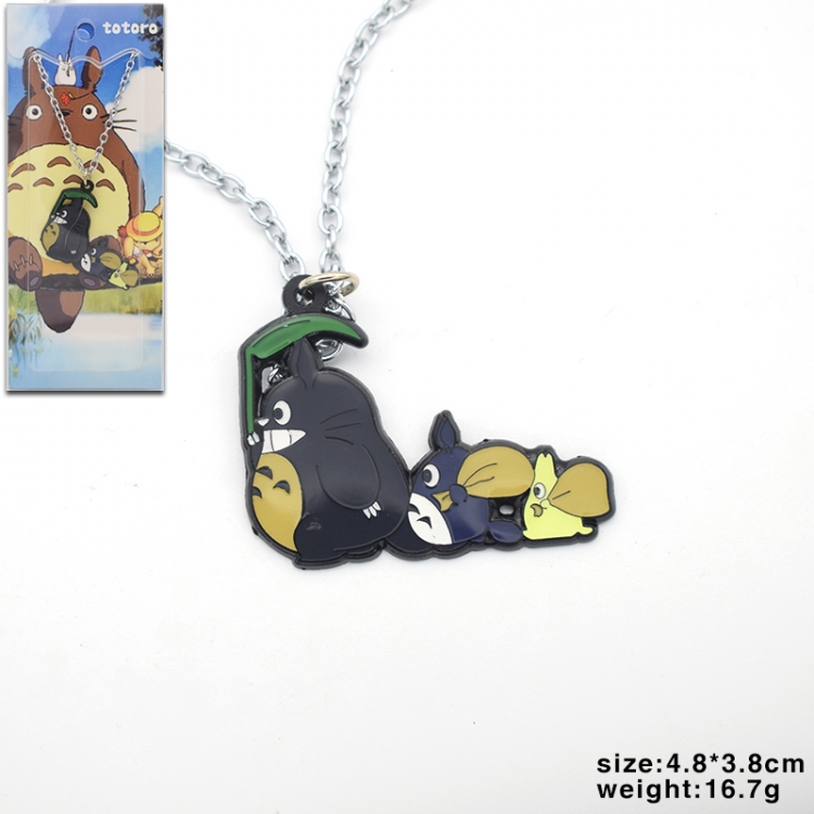TOTORO Anime cartoon metal necklace pendant price for 5 pcs