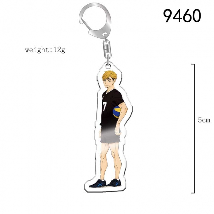 Haikyuu!! Anime acrylic Key Chain  price for 5 pcs 9460