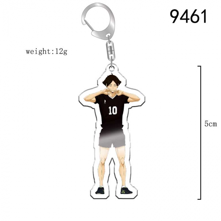 Haikyuu!! Anime acrylic Key Chain  price for 5 pcs 9461