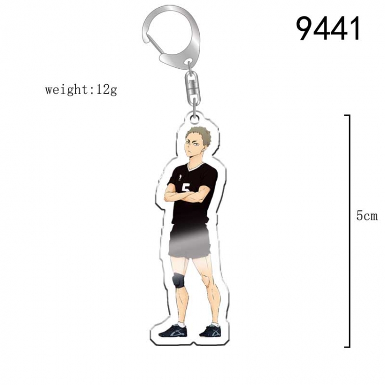 Haikyuu!! Anime acrylic Key Chain  price for 5 pcs 9441