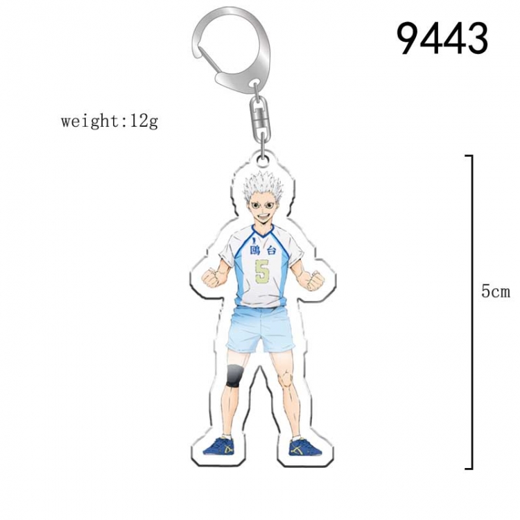 Haikyuu!! Anime acrylic Key Chain  price for 5 pcs 9443