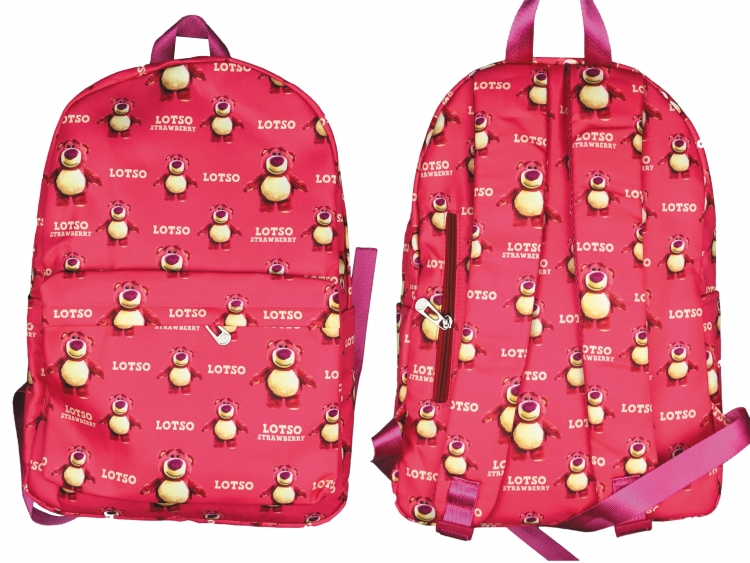 Disney Animation surrounding printed student backpack