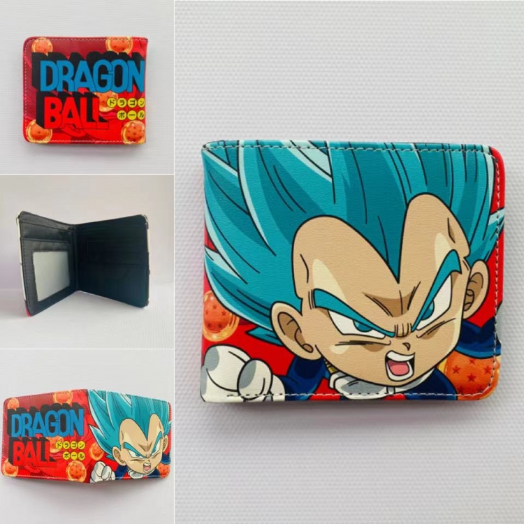 DRAGON BALL Full color  Two fold short card case wallet 11X9.5CM 60G
