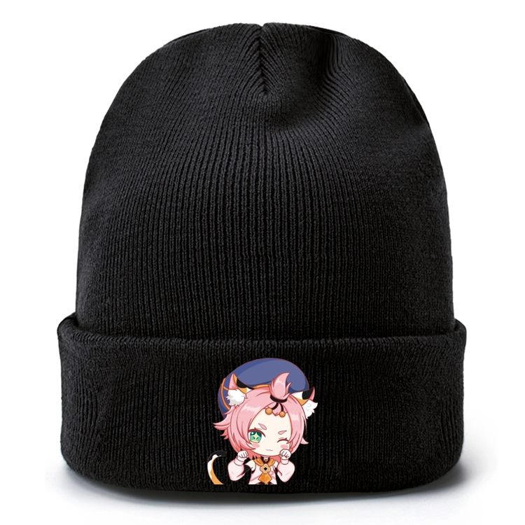 Genshin Impact   Anime knitted hat woolen hat