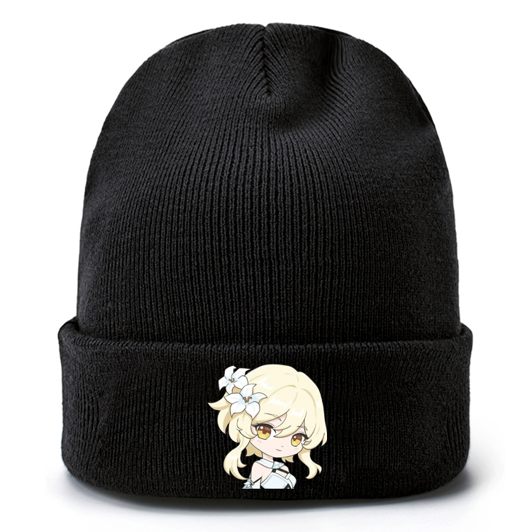 Genshin Impact   Anime knitted hat woolen hat