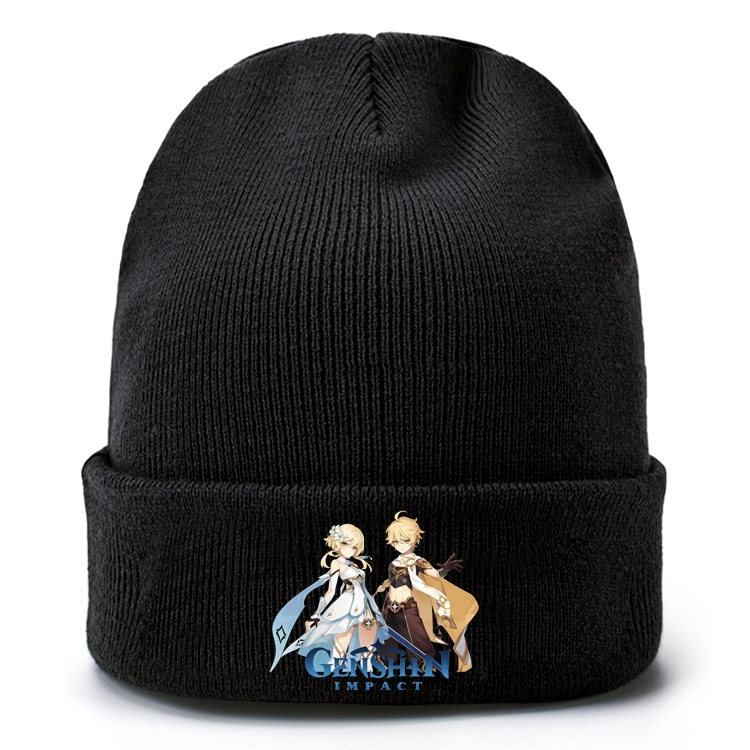 Genshin Impact   Anime knitted hat woolen hat