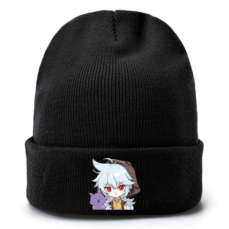 Genshin Impact   Anime knitted hat woolen hat