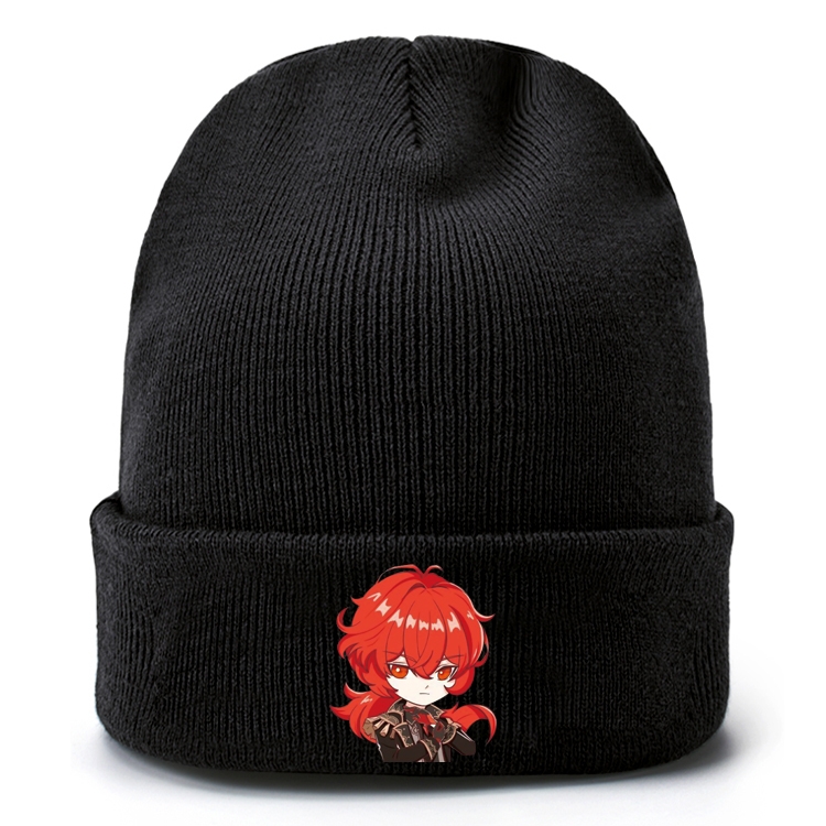 Genshin Impact   Anime knitted hat woolen hat