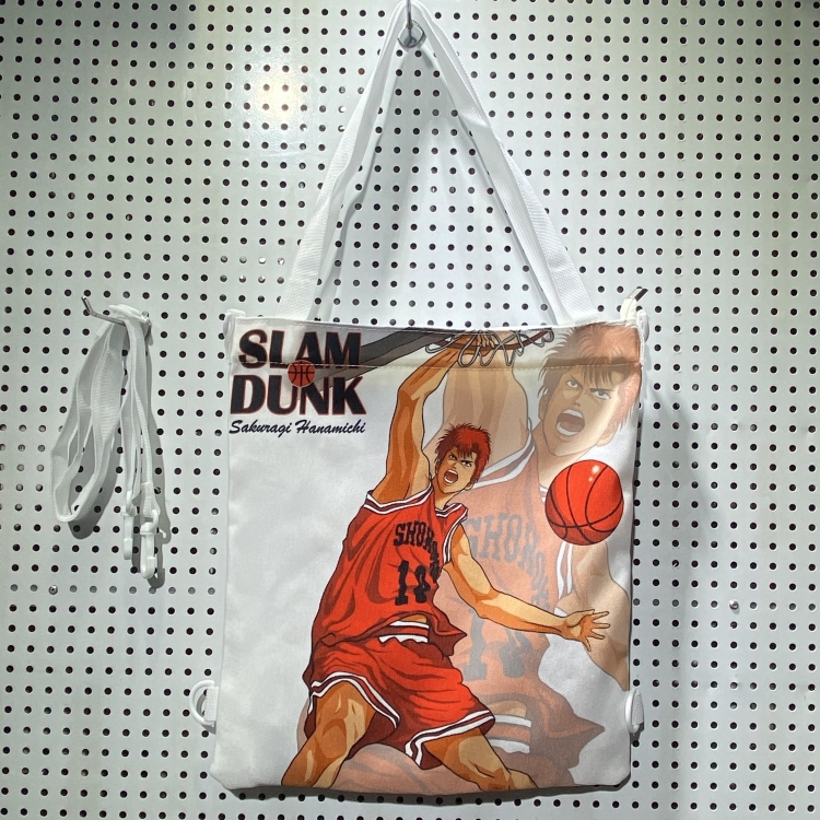 Slam Dunk Double-sided color picture canvas shoulder bag storage bag 33X32cm