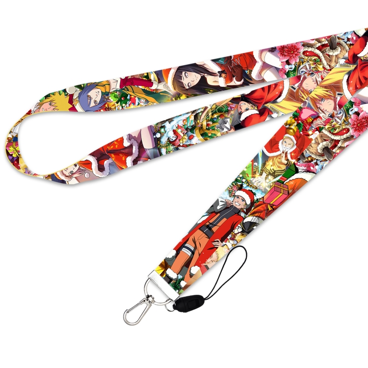 Naruto Silver buckle long mobile phone lanyard 45cm price for 10 pcs