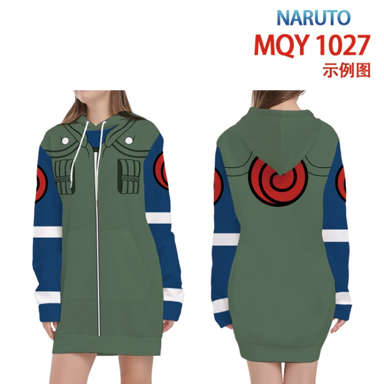 Naruto Full color printed hooded long sweater from XS to 4XL MQY-1027
