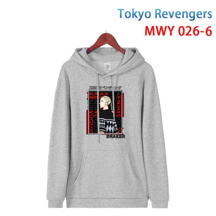 Tokyo Revengers  Pure cotton casual sweater with Hoodie from S to 4XL   MWY 026 6