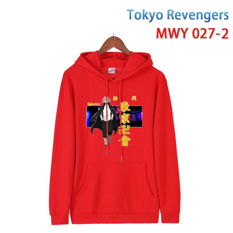 Tokyo Revengers  Pure cotton casual sweater with Hoodie  from S to 4XL  MWY 027 2