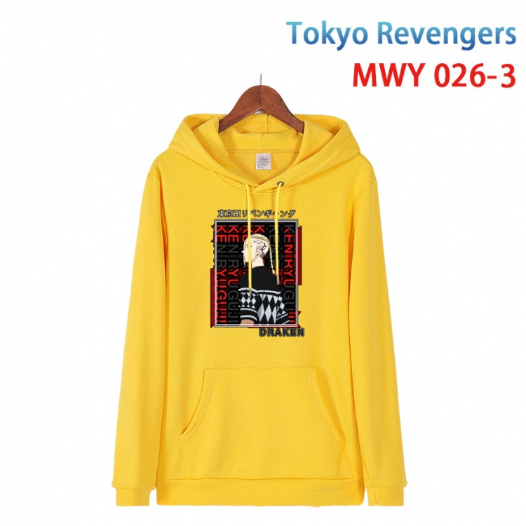 Tokyo Revengers  Pure cotton casual sweater with Hoodie  from S to 4XL  MWY 026 3