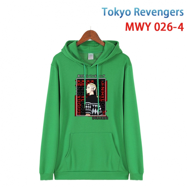 Tokyo Revengers  Pure cotton casual sweater with Hoodie  from S to 4XL  MWY 026 4