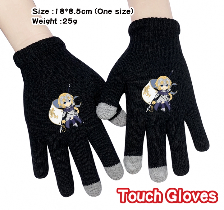 Fate/Grand Order  Anime knitted full finger gloves 18X8.5CM