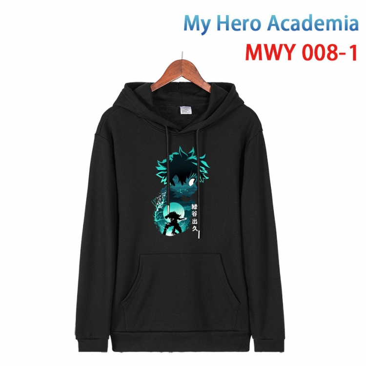 My Hero Academia Pure cotton casual sweater with Hoodie  from S to 4XL  MWY 008 1