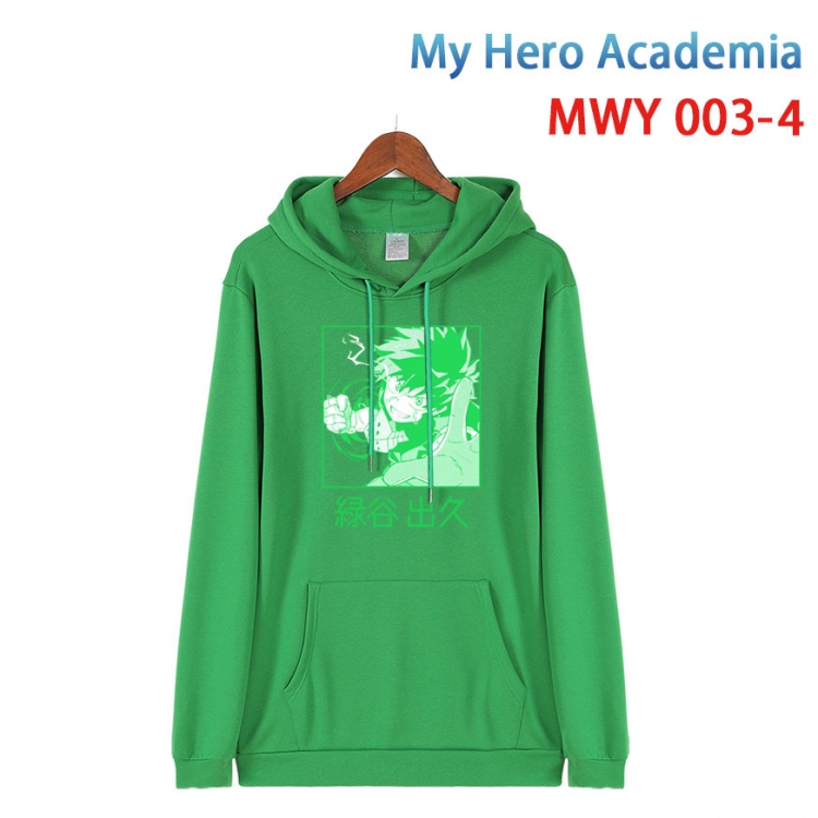 My Hero Academia Pure cotton casual sweater with Hoodie  from S to 4XL  MWY 003 4