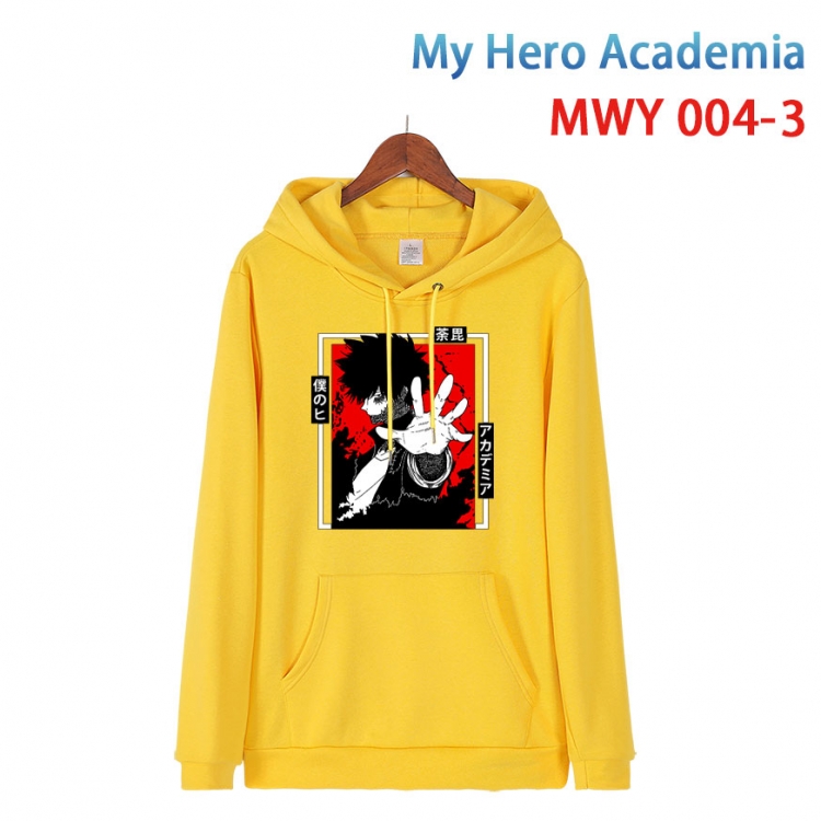 My Hero Academia Pure cotton casual sweater with Hoodie  from S to 4XL   MWY 004 3